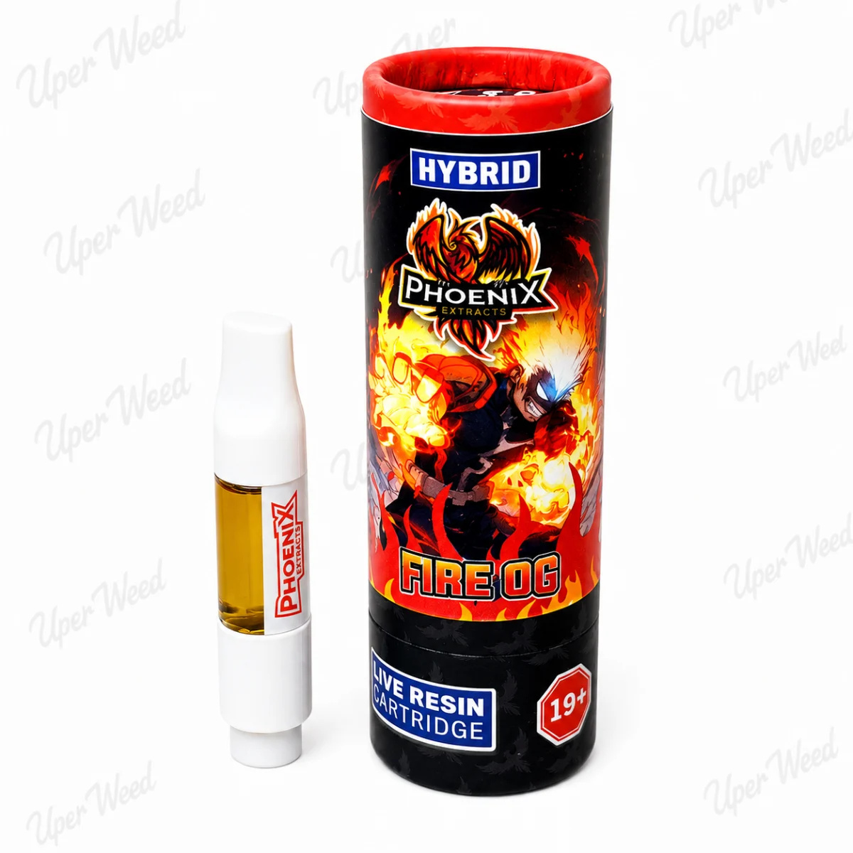 Phoenix Hybrid - Fire OG 1g Live Resin Vape Cartridge product image