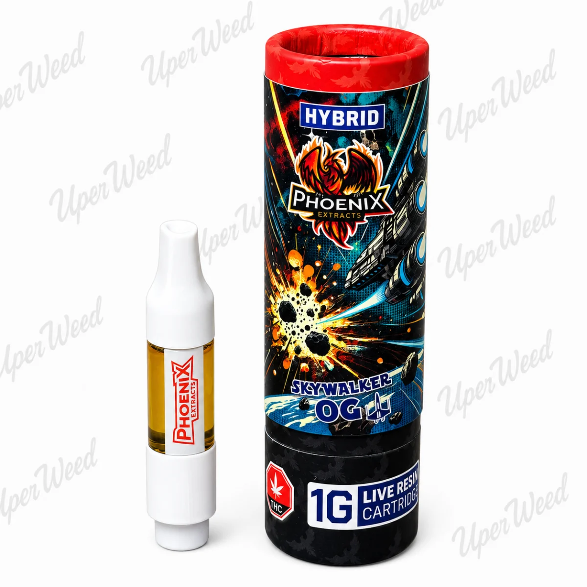 Phoenix Hybrid - Skywalker OG 1g Live Resin Vape Cartridge product image