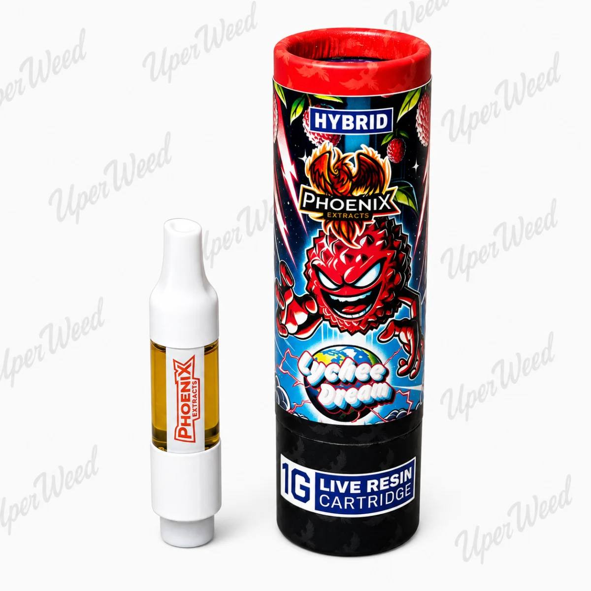Phoenix Hybrid - Lychee Dream 1g Live Resin Vape Cartridge product image