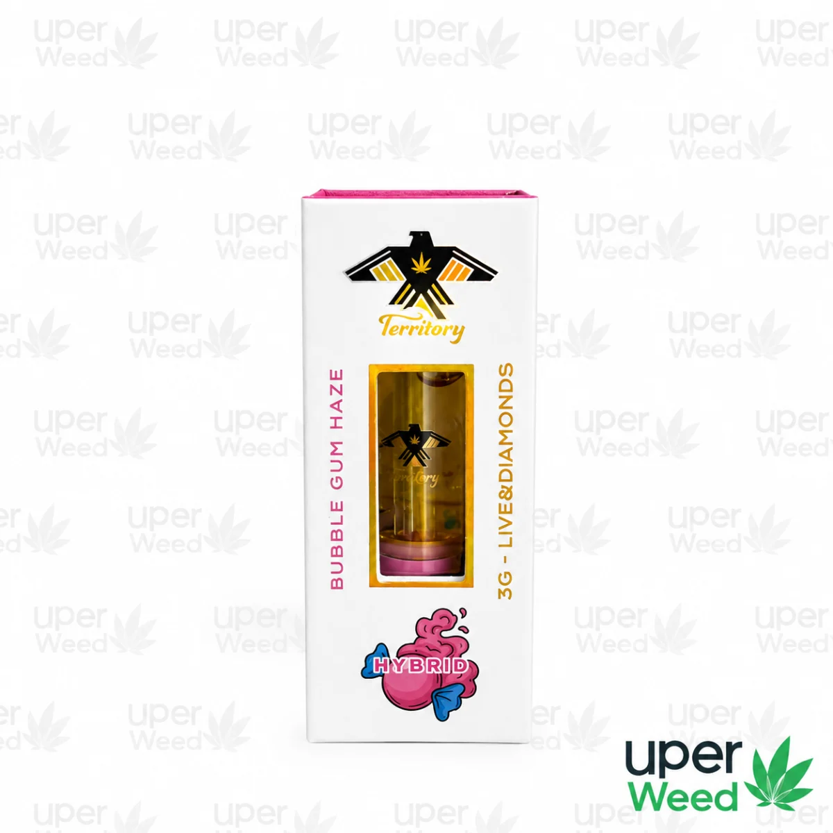 Territory 3G Cartridges | Live Diamonds Bubble Gum Haze Hybrid product image