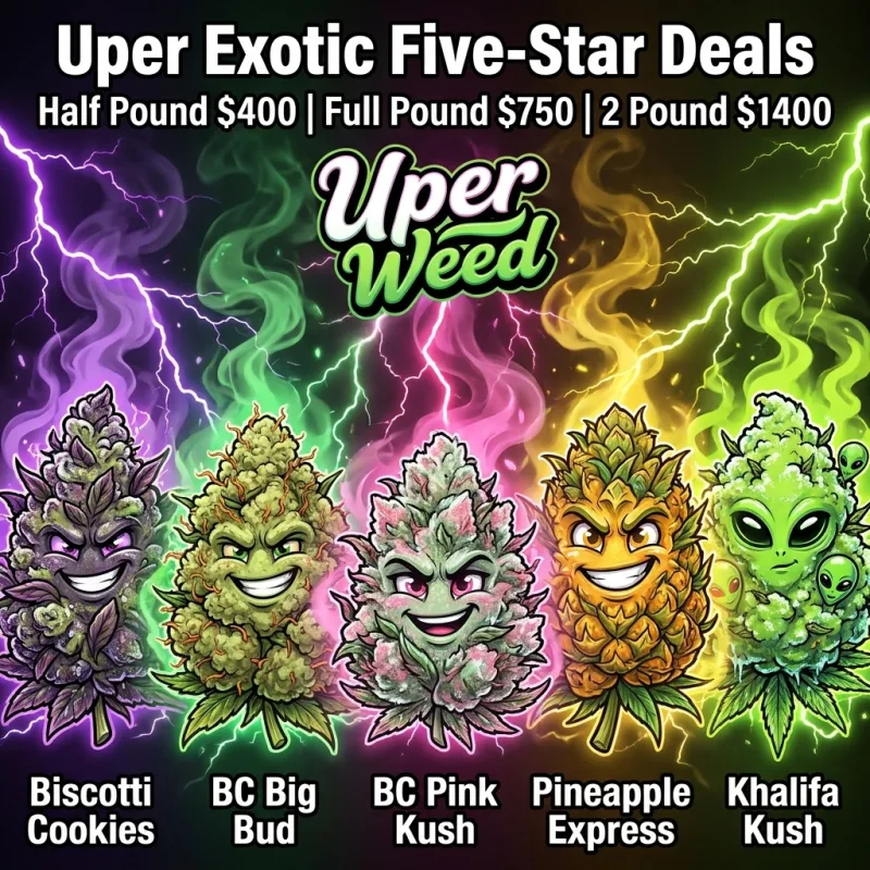 Uper Exotic Five-Star Deals | Half Pound, Full Pound & 2 Lbs product image 3