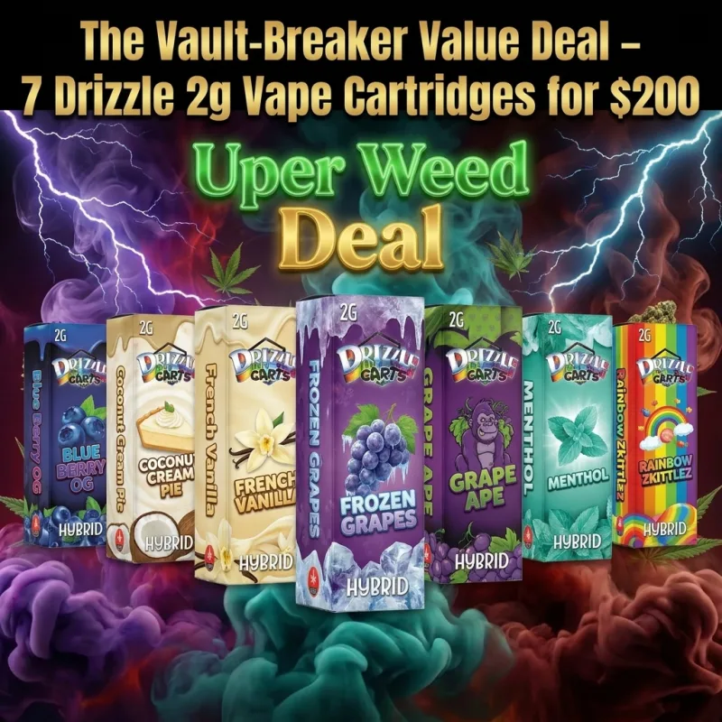 The Vault-Breaker Value Deal – 7 Drizzle 2g Vape Cartridges for $200 product image 4