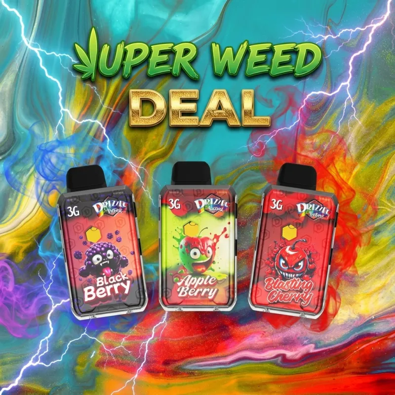The Drizzle Factory Triple Treat Trio Deal – 3 Premium 3g Disposable Vapes product image 4