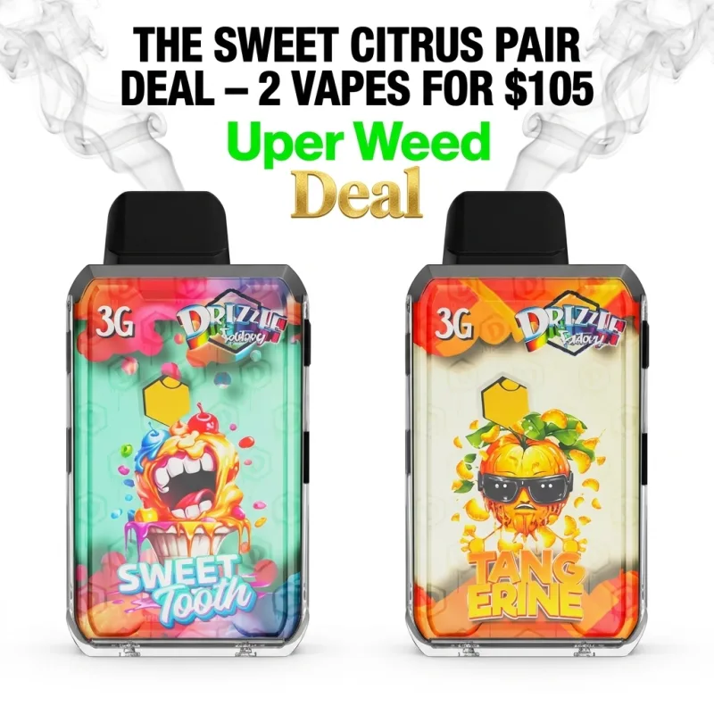 The Sweet Citrus Pair Deal – Two 3g Vapes for $105 product image 1