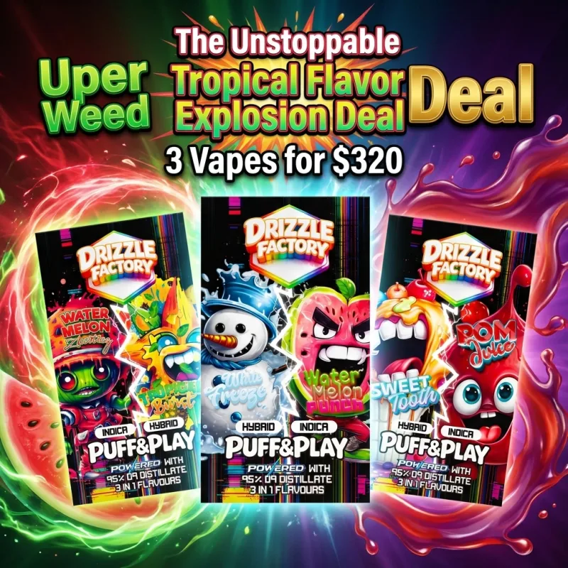 The Unstoppable Tropical Flavor Explosion Deal – 3 Vapes for $320 product image 2