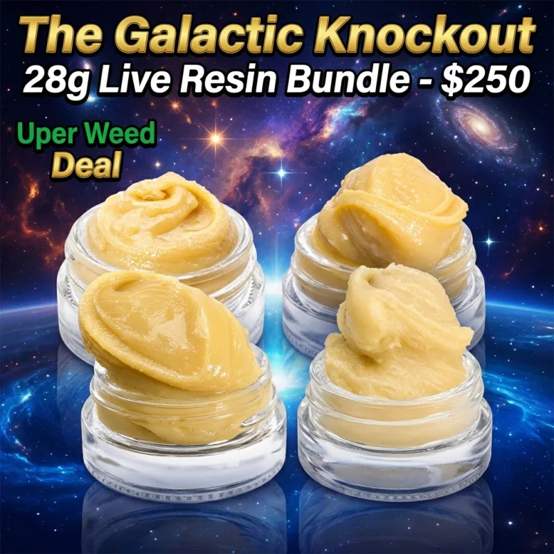 The Galactic Knockout 28g Live Resin Bundle - $250 product image 1