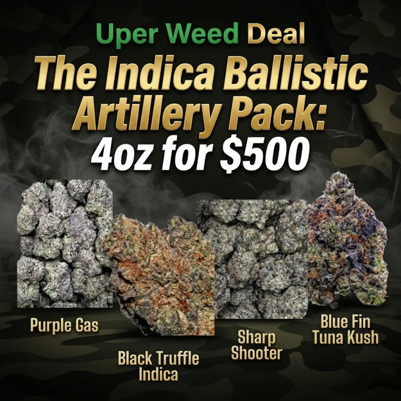 The Indica Ballistic Artillery Pack: 4oz for $500 product image 2
