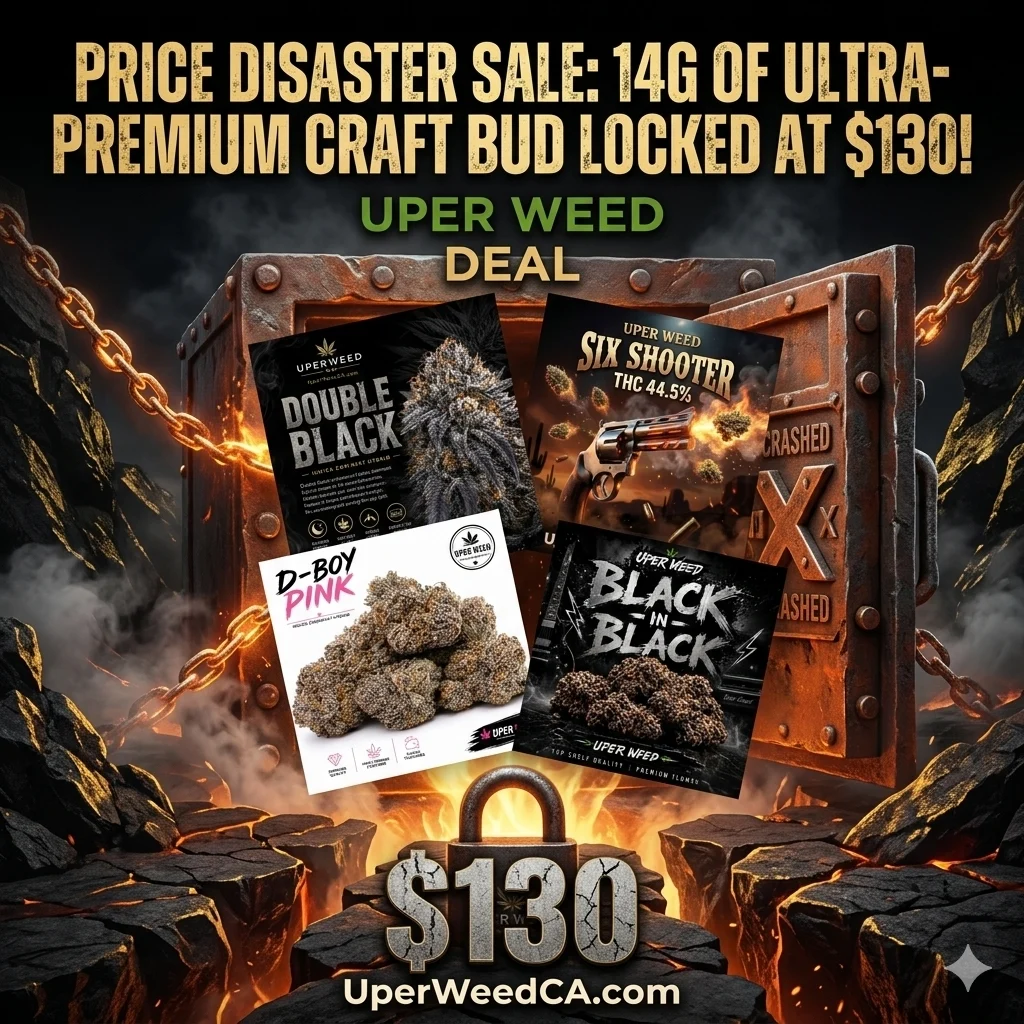 Price Disaster Sale: 56g (2oz) of Ultra-Premium Craft Bud Locked at $520!