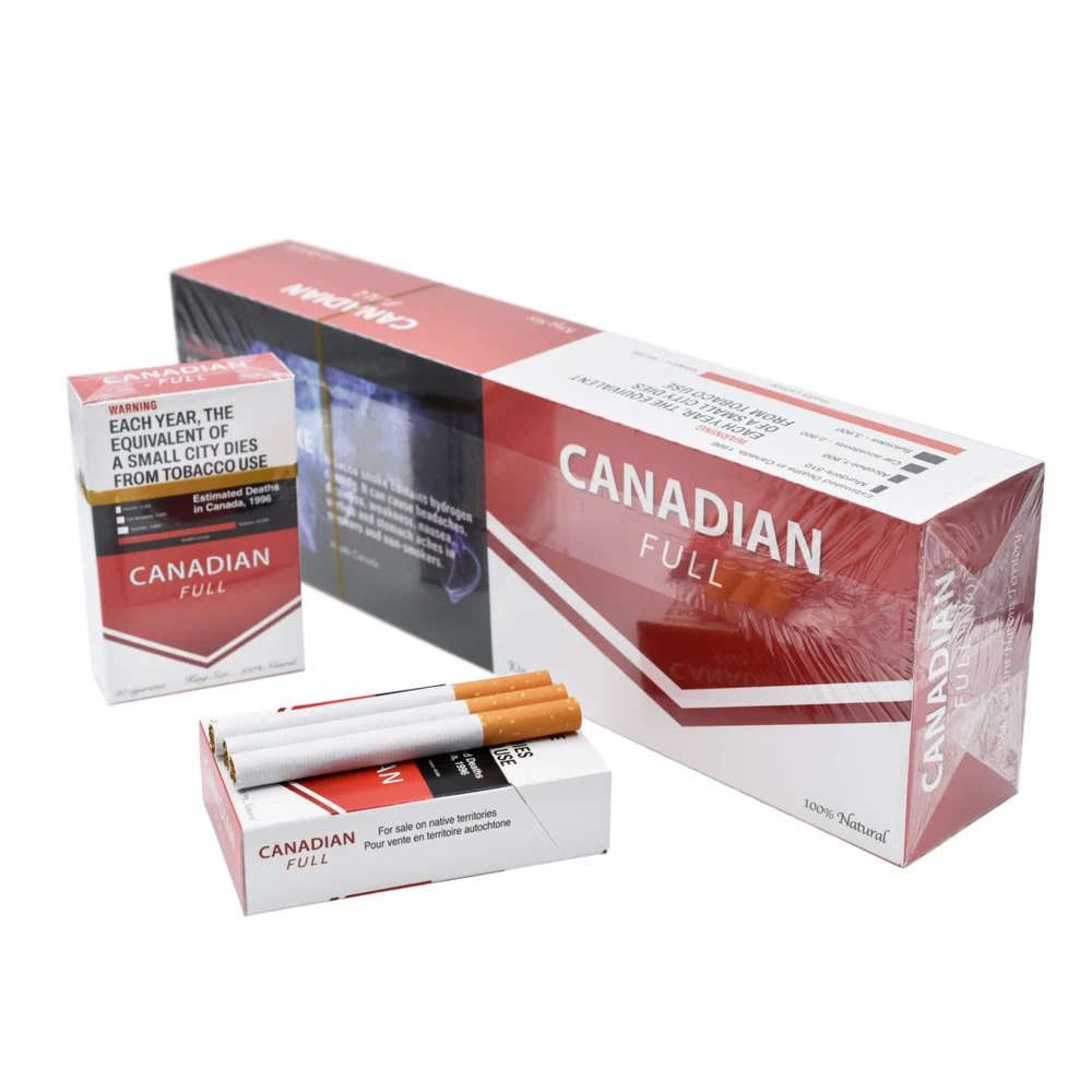 Canadian Full Cigarettes cigarettes product from Quick Green Ottawa 2